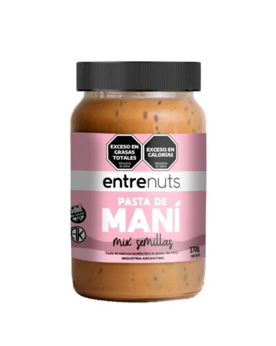 PASTA DE MANI CON MIX DE SEMILLAS X 370GR