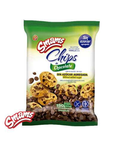 CHIPS DE CHOCOLATE SIN AZUCAR X 150 GRS