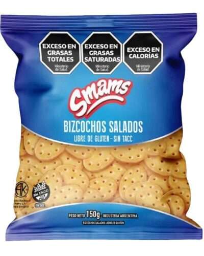 BIZCOCHO SALADO SMAMS X 150GR.