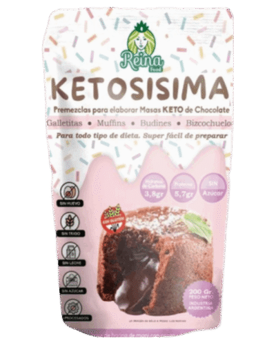 PREMEZCLA PARA ELABORAR MASAS KETO DE CHOCOLATE X 200 GRS