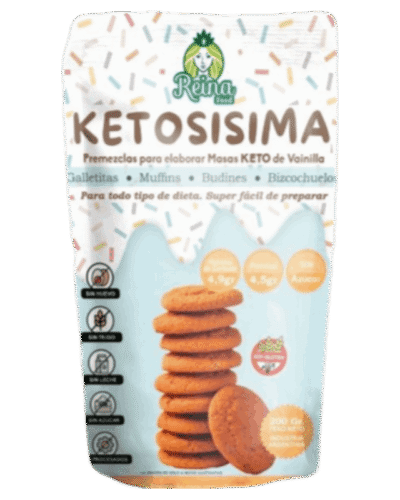 PREMEZCLA PARA ELABORAR MASAS KETO DE VAINILLA X 200 GRS
