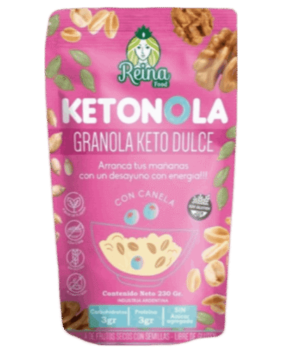 GRANOLA KETO CON CANELA SIN AZUCAR X 230 GRS