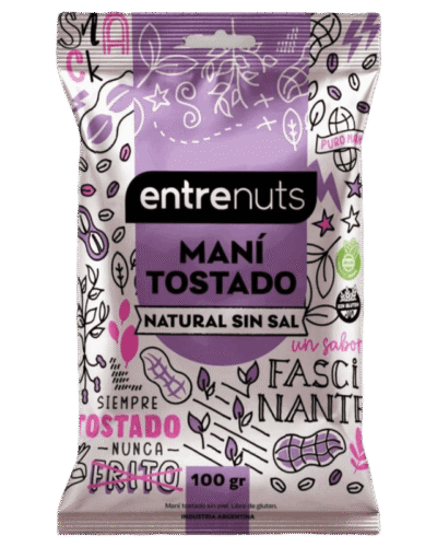 MANI TOSTADO NATURAL SIN SAL X 100 GRS