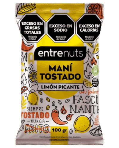 MANI TOSTADO SABOR LIMON PICANTE X 100 GRS