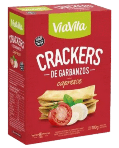 CRACKERS DE GARBANZO - CAPRESSE X 100 GRS