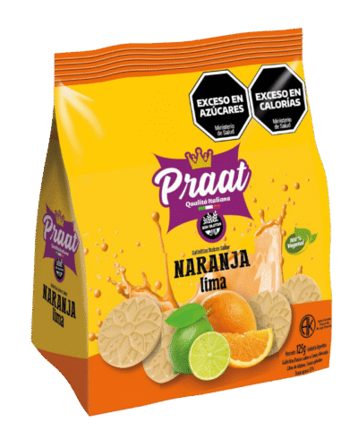 Galletita sabor naranja y lima x 125 gr