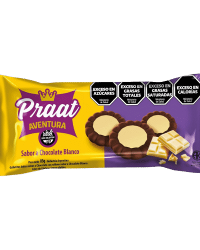 Aventura chocolate con chocolate blanco 85 gr