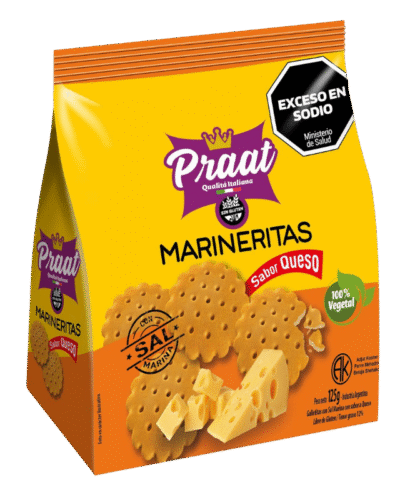 Marinerita con sal marina sabor queso x 125 gr