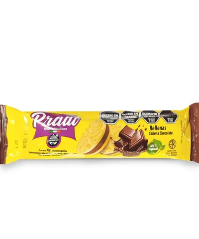 RELLENAS VAINILLA CON CHOCOLATE X 90 GRS