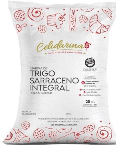 Harina integral de trigo sarraceno x 25kg