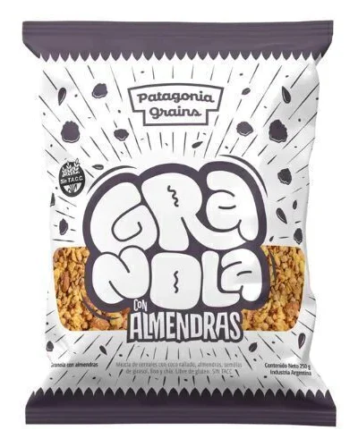 Granola con almendras x 500gr