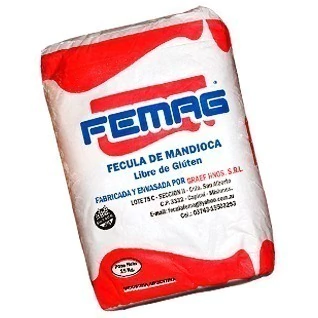 FECULA DE MANDIOCA X 25 KILOS