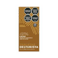 TABLETA CHOCOLATE SEMIAMARGO 45 % CACAO x 85gr.