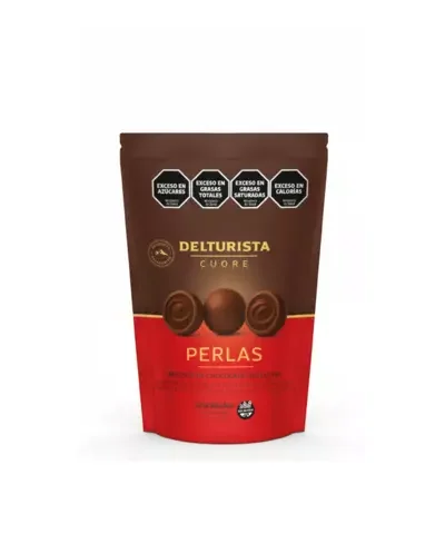 BOMBON MOUSSE CHOCOLATE RELLENO PASTA DE CHOCOLATE x114gr.