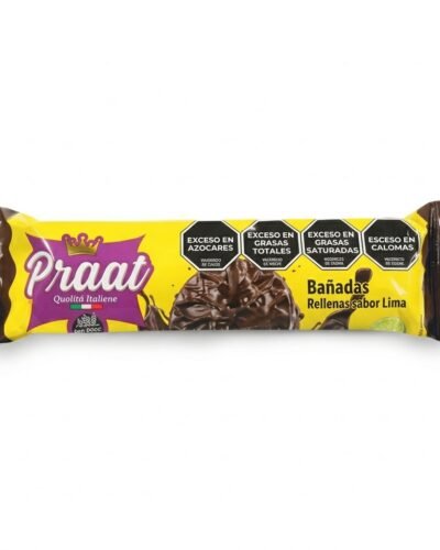 RELLENAS BAÑADAS CHOCOLATE CON LIMA X 90 GRS